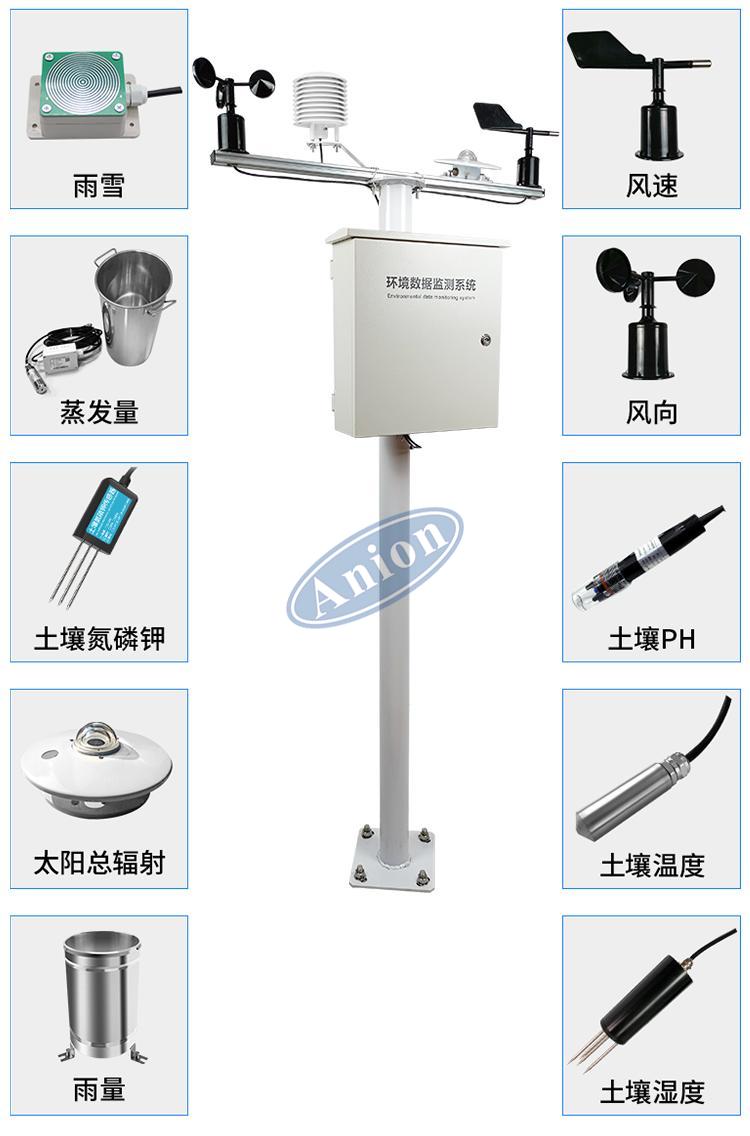 土壤墑情監(jiān)測(cè)站配置土壤溫濕度傳感器，耐腐蝕、抗氧化、抗風(fēng)
